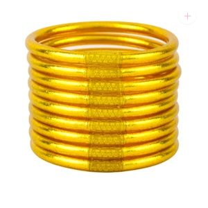 NWOT BuDhaGirl Gold All Weather Bangles